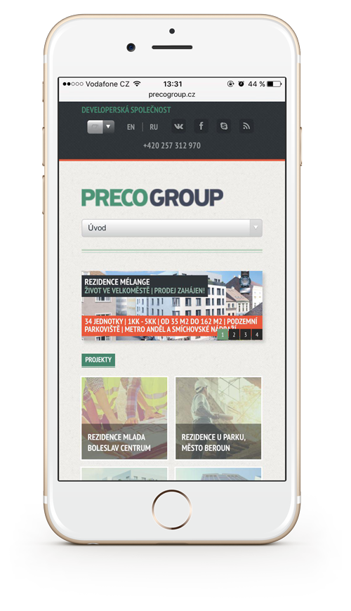 Hlavní stránka Preco Group