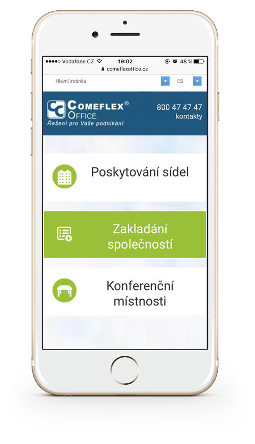 Главная страница Comeflex Consulting