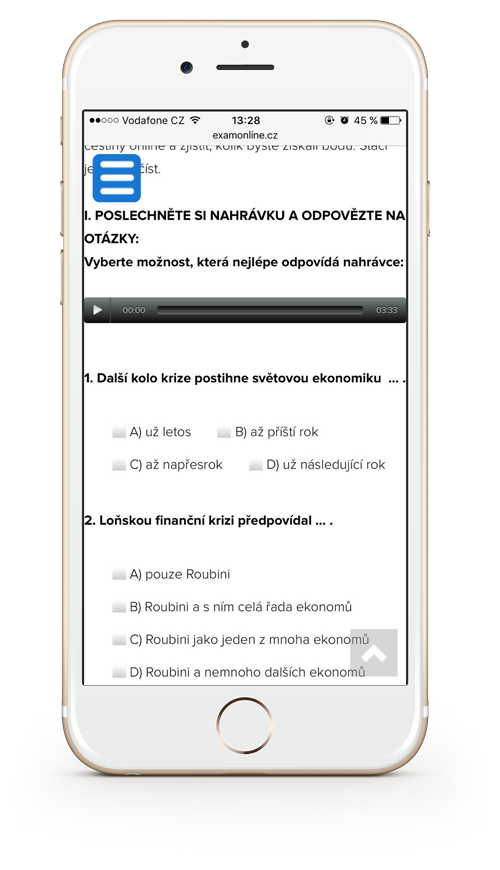 Online-test www.examonline.cz