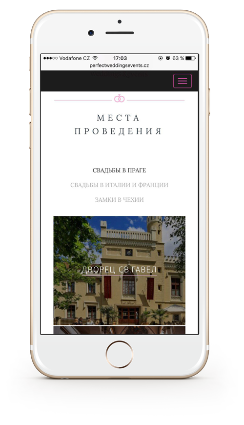 Места свадеб perfectweddingsevents.cz